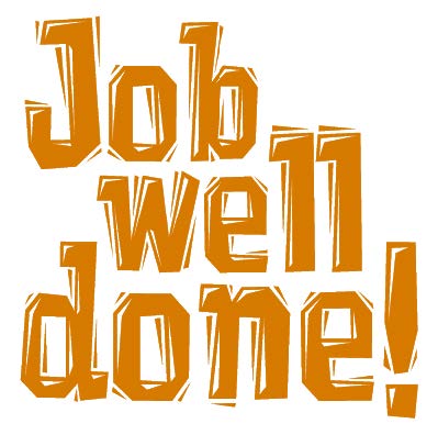 job well done