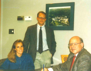 Kim Hall Kindler, Jeff Hall and Fritz Hall