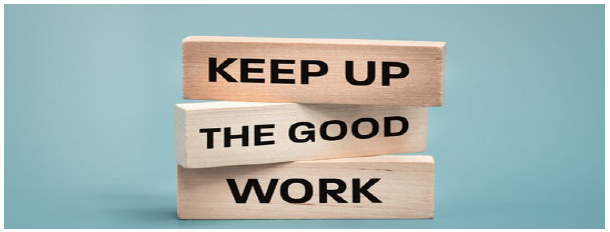 Keep up the good work